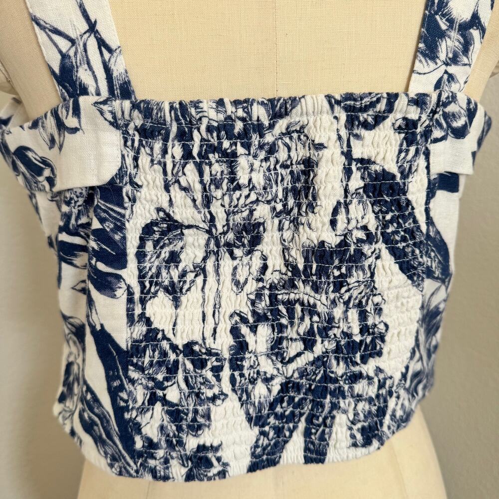 Abercrombie & Fitch| Crop Tank Cotton/Linen Blend size L - Picture 5 of 9